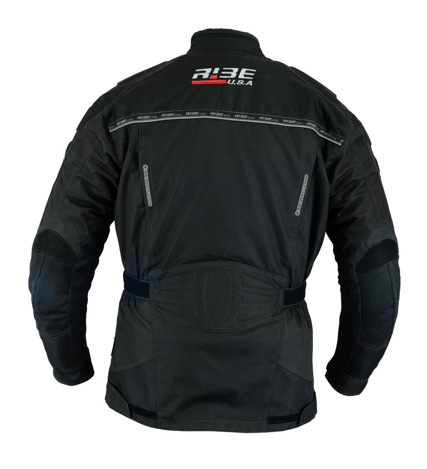 3层摩托车骑行防水摩托车夹克摩托车带免费盔甲 — 第 4/4 张图片