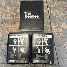 The Beatles- The White Album 8-Track Tapes.  Tested.