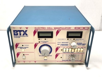 BTX Electroporation System Electro Cell Manipulator 600 BT600 Rev.C Power Tested