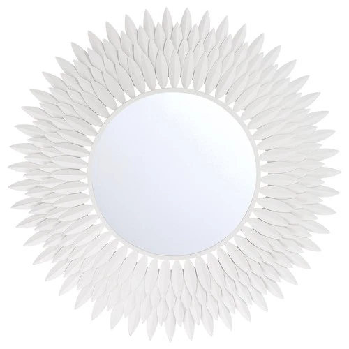 Crystorama Lighting Group BRH-M530 Broche 30" Sunburst Flat Steel - White - Picture 1 of 12
