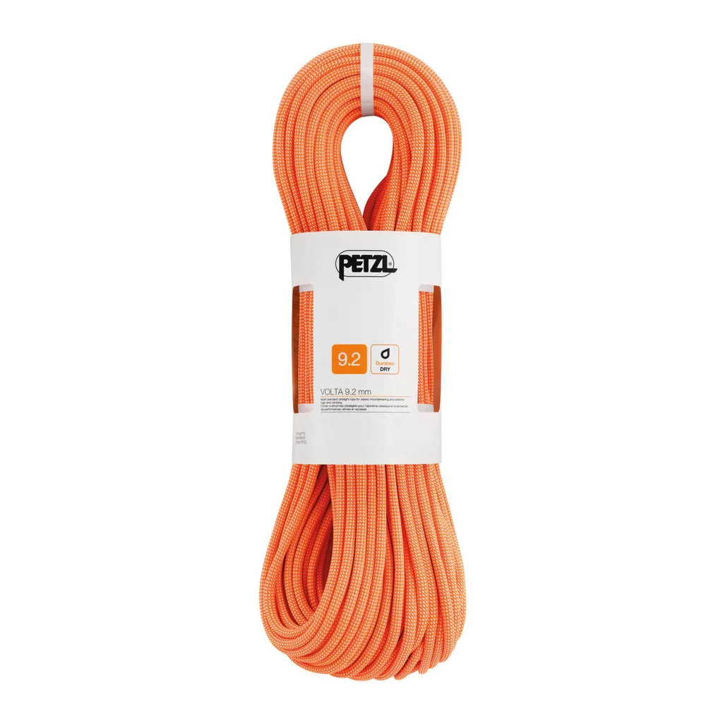 Cuerda de Escalada Petzl Volta 9,2 mm 60 m Naranja Ligera Multi Tipo Escalada NUEVA