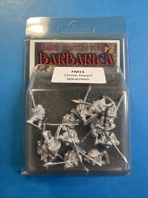 Barbarica  Dwarf Spearmen  15mm Fantasy Miniatures LOTR