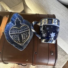 CENTRUM Festival of Lights Dish Nanette Vacher Hanukkah Candy Bowl Decoration