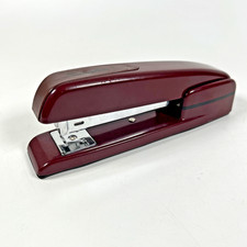 Swingline 747 Stapler Tacking 94-02, Made in USA 8" Burgundy Maroon Red Color