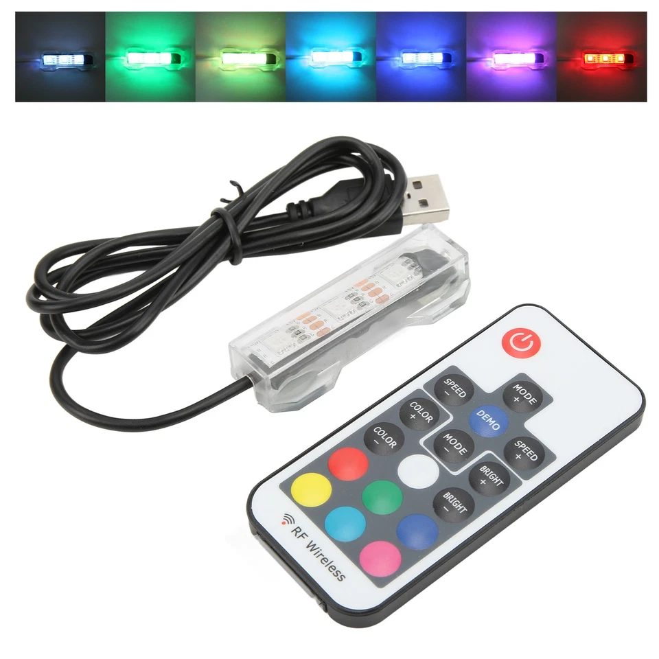LED Aquarium Light Micro Landscape Fish Tank Remote Control Light For Medium - Image 2 of 4