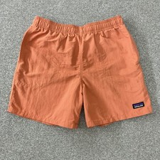 Patagonia Boys Baggies Shorts XL Extra Large 5" Inseam Mellow Melon Orange FLAW