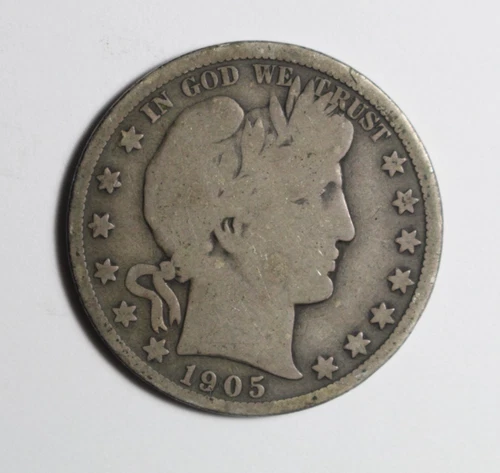 1905 O BARBER HALF LRP055