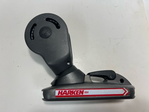 Small Harken Windward Sheeting Traveler Car with Swivel Block and Cam Cleat #2