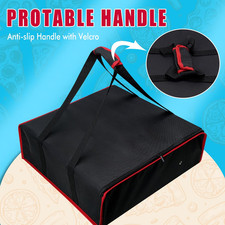 Pizza Bag, Insulated Pizza Bags for Delivery Doordash, Large Pizza Warmer Gro...