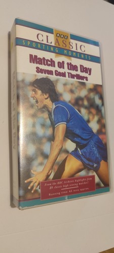 VHS Football video tapes Rangers Chelsea Aston Villa England Match of the Day - 第 16/66 張圖片