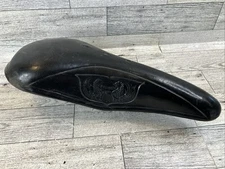 Vintage Mesinger Mfg Co USA Saddle Black Double Phoenix Bicycle Seat 5/8 clamp