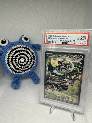 Pokemon Cornerstone Mask Ogerpon EX 215/167 Twilight Masquerade SIR #215 PSA 10