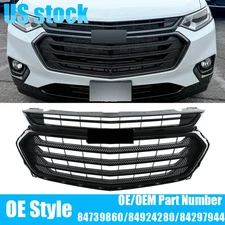84739860 For 2018-2021 Chevrolet Traverse Black Front Bumper Grille Mesh Grill