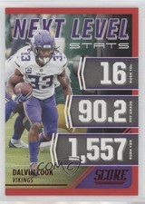 2021 Score Next Level Stats Red Dalvin Cook #NL16 11xm