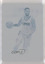 2017-18 Panini National Treasures Printing Plate Cyan 1/1 Austin Rivers #5 0c3