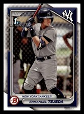 Enmanuel Tejeda 2024 Bowman Prospect 1ST ROOKIE RC #BP-103 New York Yankees (RC)