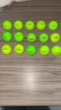 15 Green Matt Golf Balls Mixed Grade A