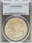 1882-S Morgan Dollar MS64 PCGS (#PA15808316)