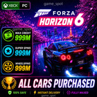 999 M CR 💰INSTANT DELIVERY💰 | ALL CARS | WHEELSPINS Forza Horizon 6 XBOX PC
