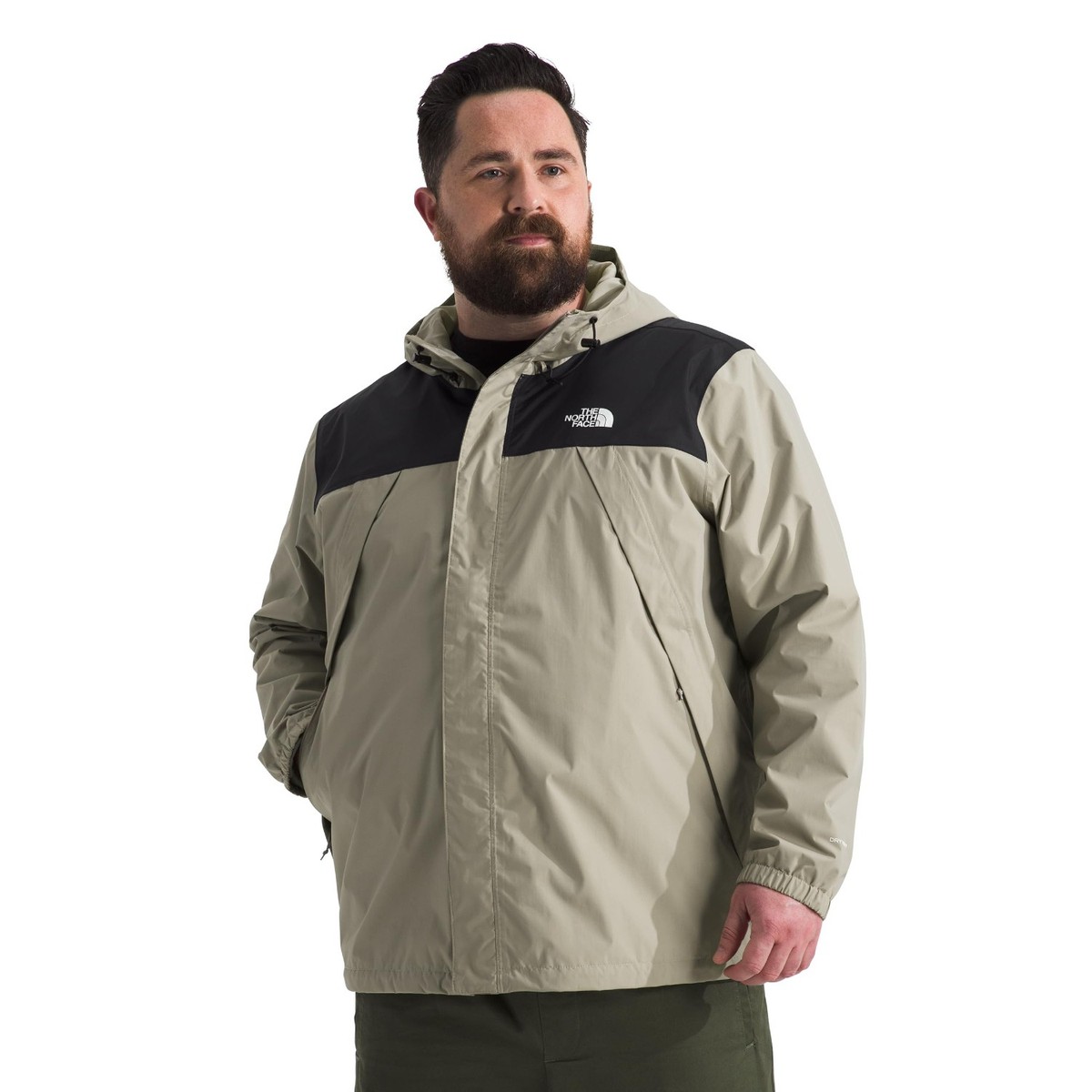 The North Face Antora Jacket - Clay Grey/TNF Black - 4XL | eBay