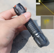 571T-40 Focusable Beam 571nm Lemon Yellow Laser Torch  Waterproof Laser Module