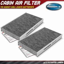 2x Cabin Air Filter for Maserati Ghibli Levante Quattroporte 2013-2024 670005021