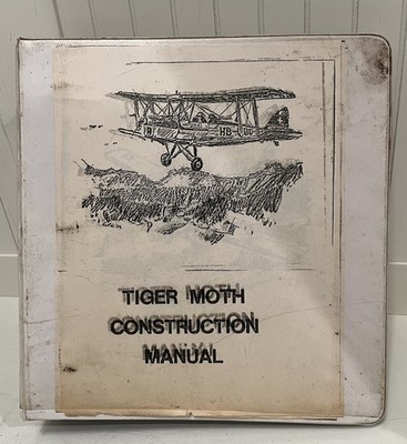 De Havilland Tiger Moth Aircraft Construction Manual 2nd Ed Older Copy  Read