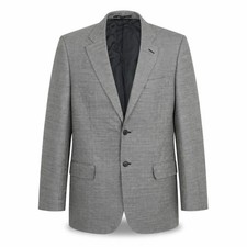 Marks & Spencer Mens Jacket Suit Jacket Size 40 Grey Mid-Length Inner Pockets