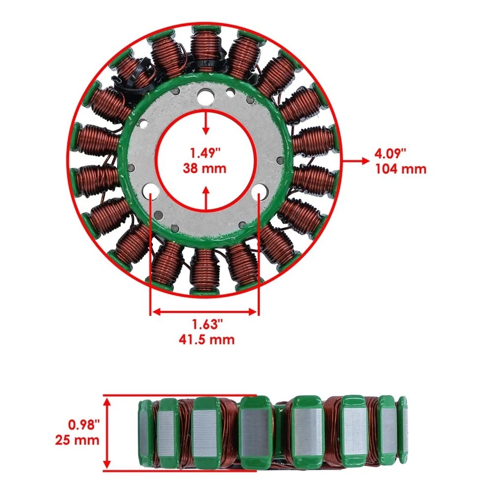 Stator for Suzuki GS1000Gl GS1000G GS1000 GS1000S GS1000L GS1000E 1978 1979-1981 Foto 2 de 2