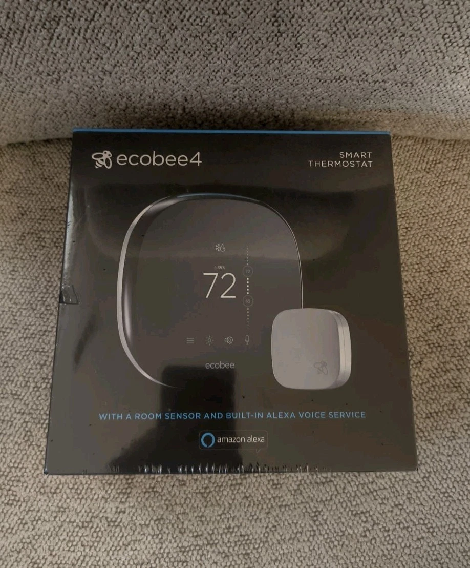 ecobee4 Smart Thermostat EB-STATE4-01 WiFi Alexa Voice New Sealed