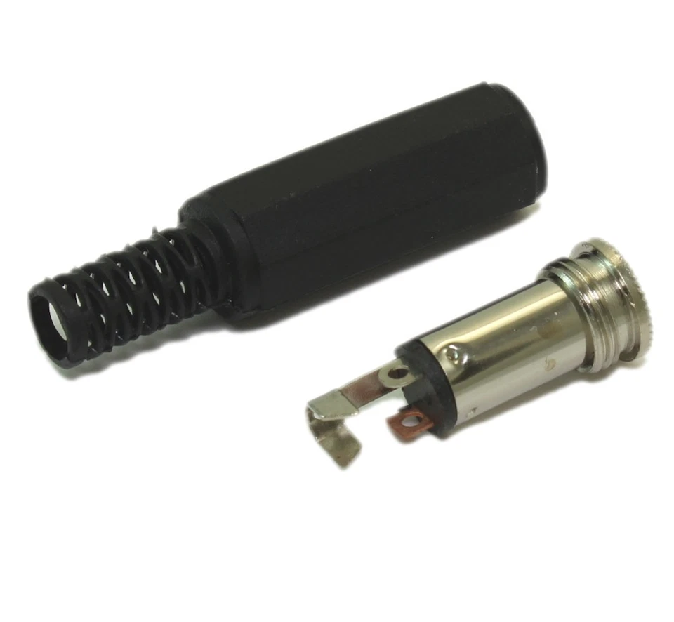 2.5mm Plug/Jack  Stereo (or Mono) TRS 3 Conductor  Self Solder  FEMALE - Image 2 of 2