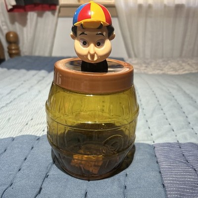Quico Large Barrel Coin Bank Clear Yellow Kiko Chavo Del Ocho 