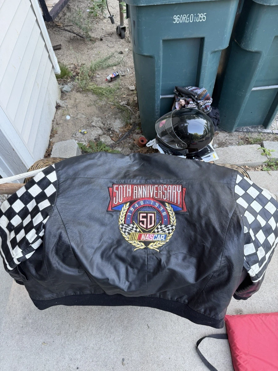 Nascar 50th Anniversary Leather Jacket for sale | eBay