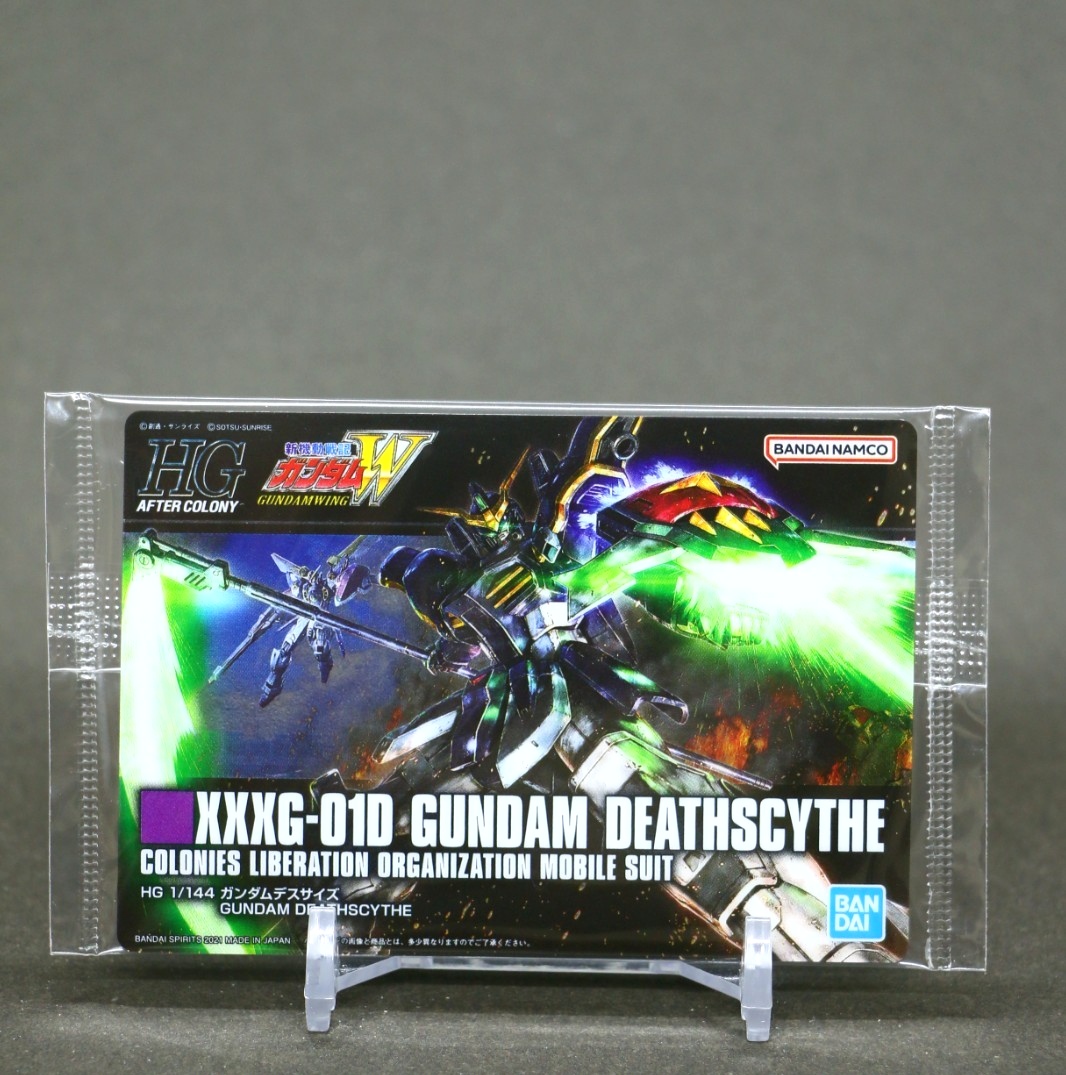 XXXG-010 GUNDAM DEATHSCYTHE Gundam Wafer Card Bandai Japanese #302