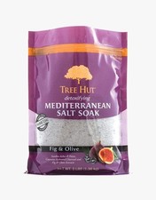 Tree Hut Detoxifying Mediterranean Salt Soak Fig  Olive, 3Ibs, Ultra...