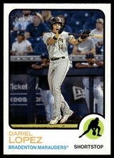 2022 Topps Heritage Minor League Dariel Lopez Bradenton Marauders #200