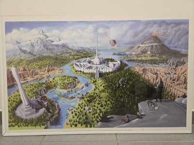 The Elder Scrolls Oblivion Imperial City Art Print Poster BethesdA