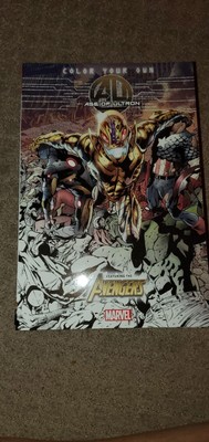 lot of eight (8) Color Your Own Age of Ultron - Paperback By Marvel Comics 