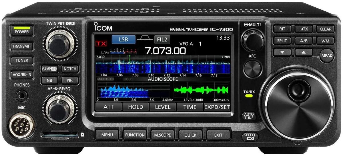 IC-7300M アイコム　HF +50MHz SSB/CW/RTTY/AM/F3アマ免許以上