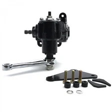 Vega Steering Gear Box Pitman Arm Mounting Bracket Kit w U Joint Street Rat Rod