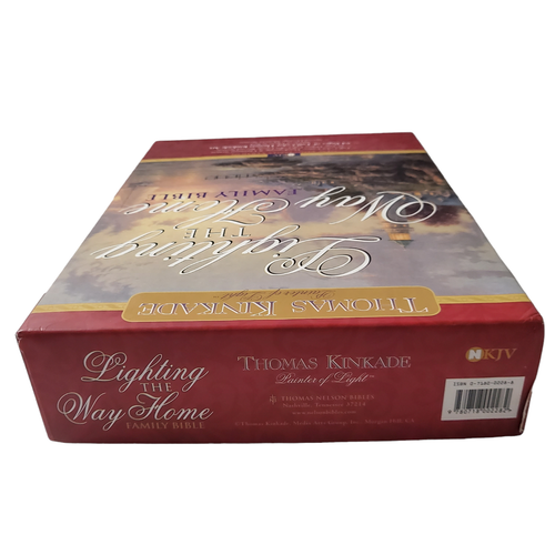 Lighting The Way Home Family Hole Bible Thomas Kinkade New King James Version - Picture 3 of 16