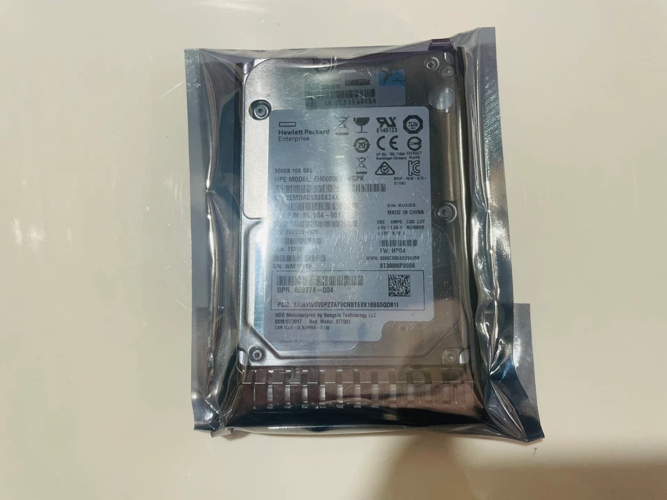 759208-B21 HP 300GB 12G SAS 15K rpm SFF 2.5" SC HDD Hard Drive 759546-001 - Image 2 of 4