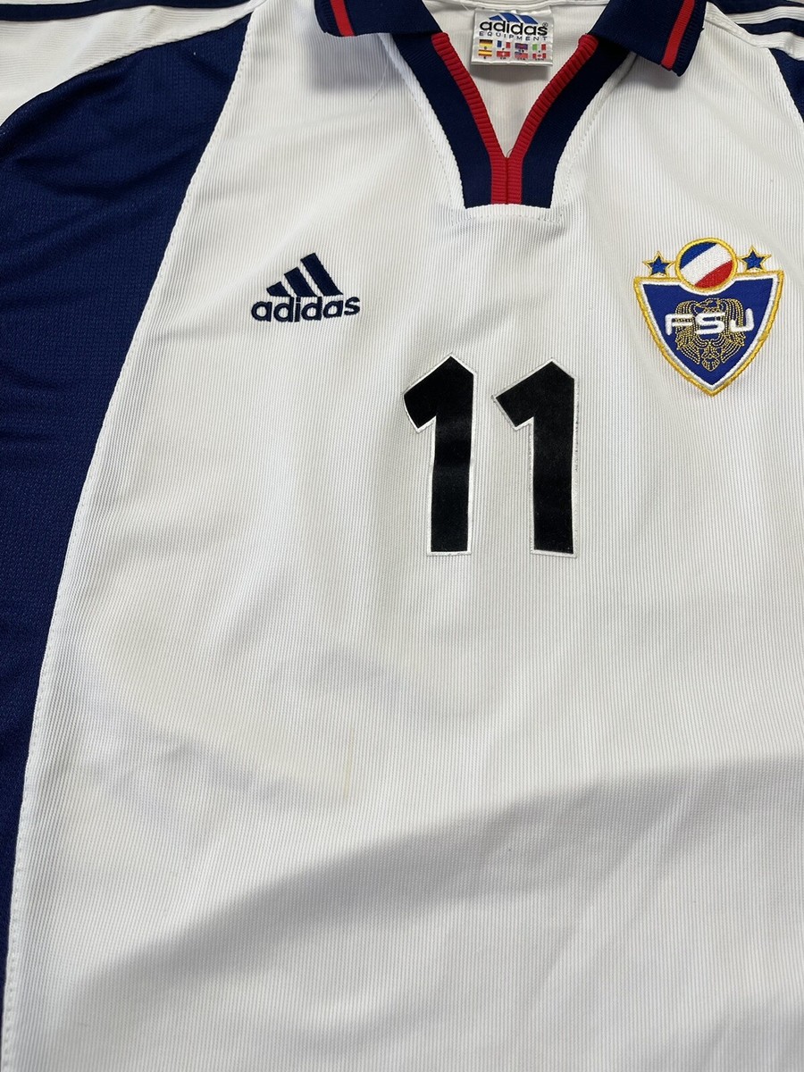 Vintage 2000 Adidas Yugoslavia Sinisa Mihajlovic Futbol