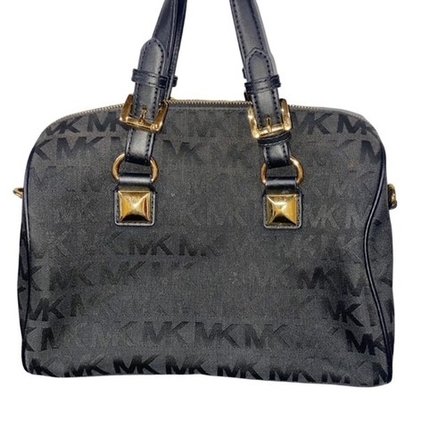 Michael Kors Black Monogram Handbag 