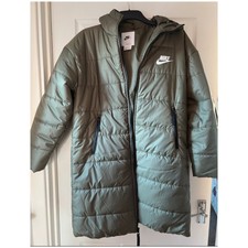 Womens Khaki Nike Parka Coat