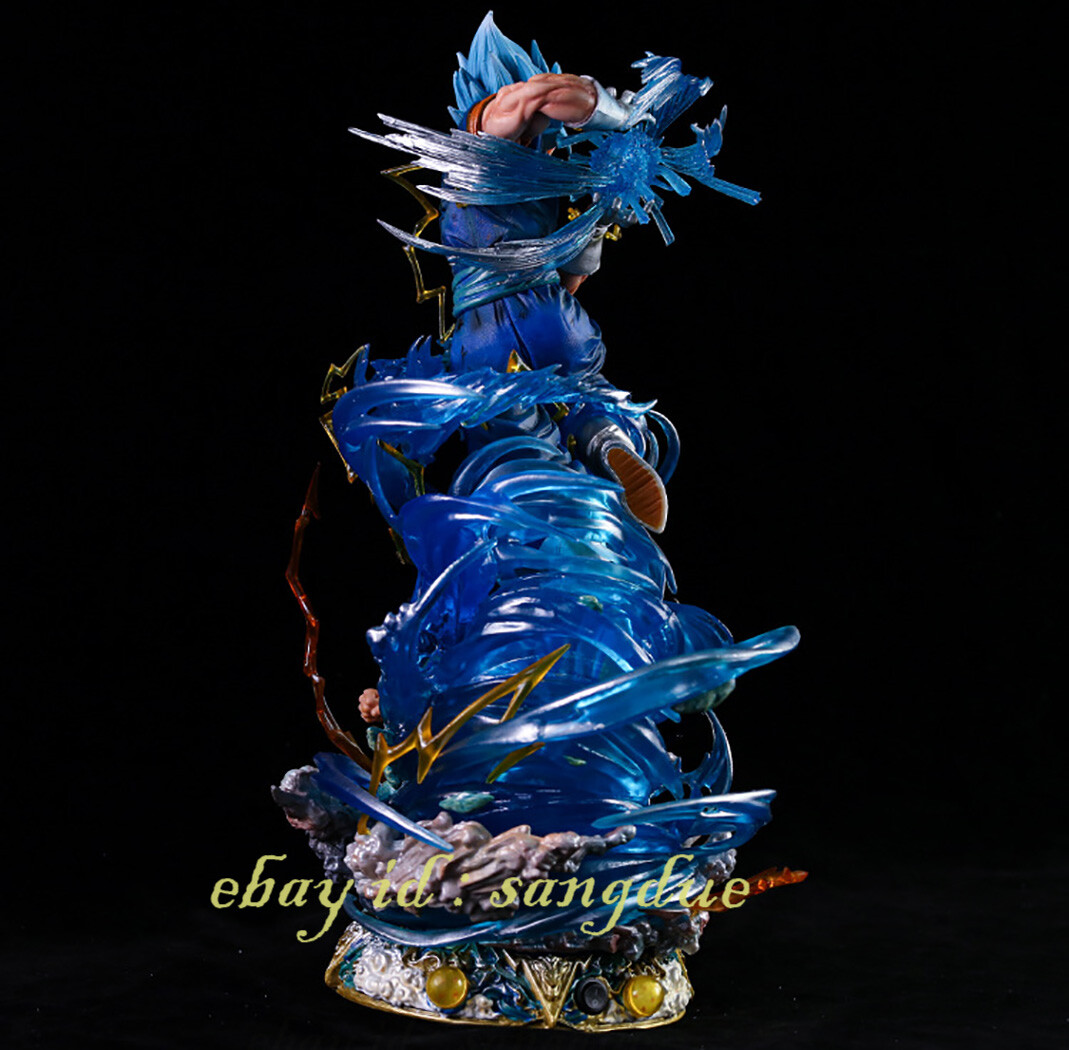 Dragon Ball Vegetto Three Headed Carving Luminous Figure Model In