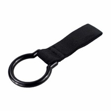 Nylon Web Metal Ring Holder for C-Cell Flashlight Baton Duty Belt Slide-On Style