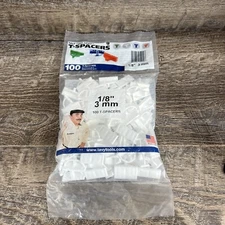 Tavy Tools Two Sided Tile Flooring T-Spacers 1/8" 100 Per Bag Free Shipping!