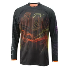 KTM Gravity-FX Air Black and Orange Off-Road MX Jersey Men's Sizes SM - XL