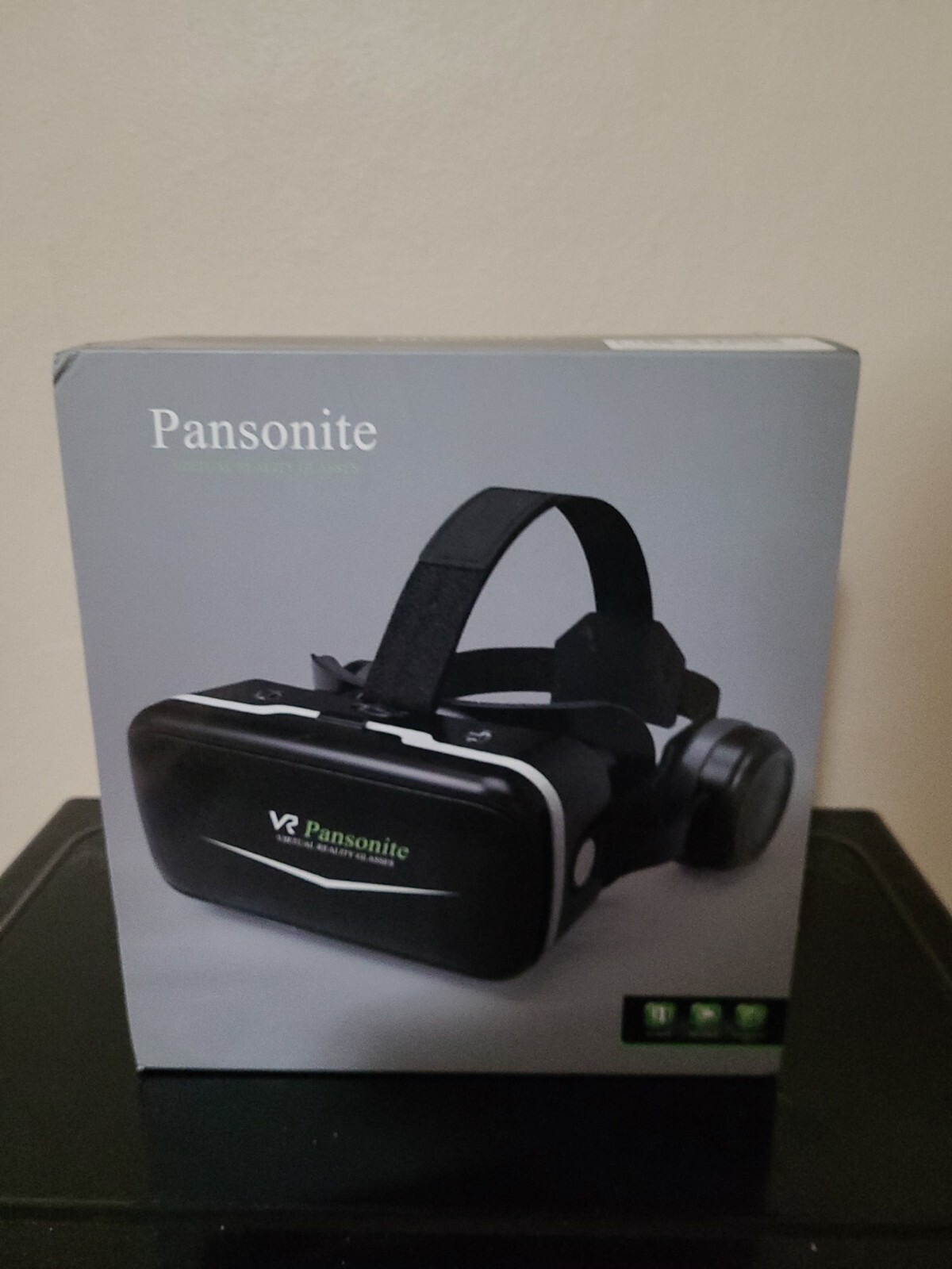 Pansonite New Version VR Headset with Remote for 3D Virtual Reality-image